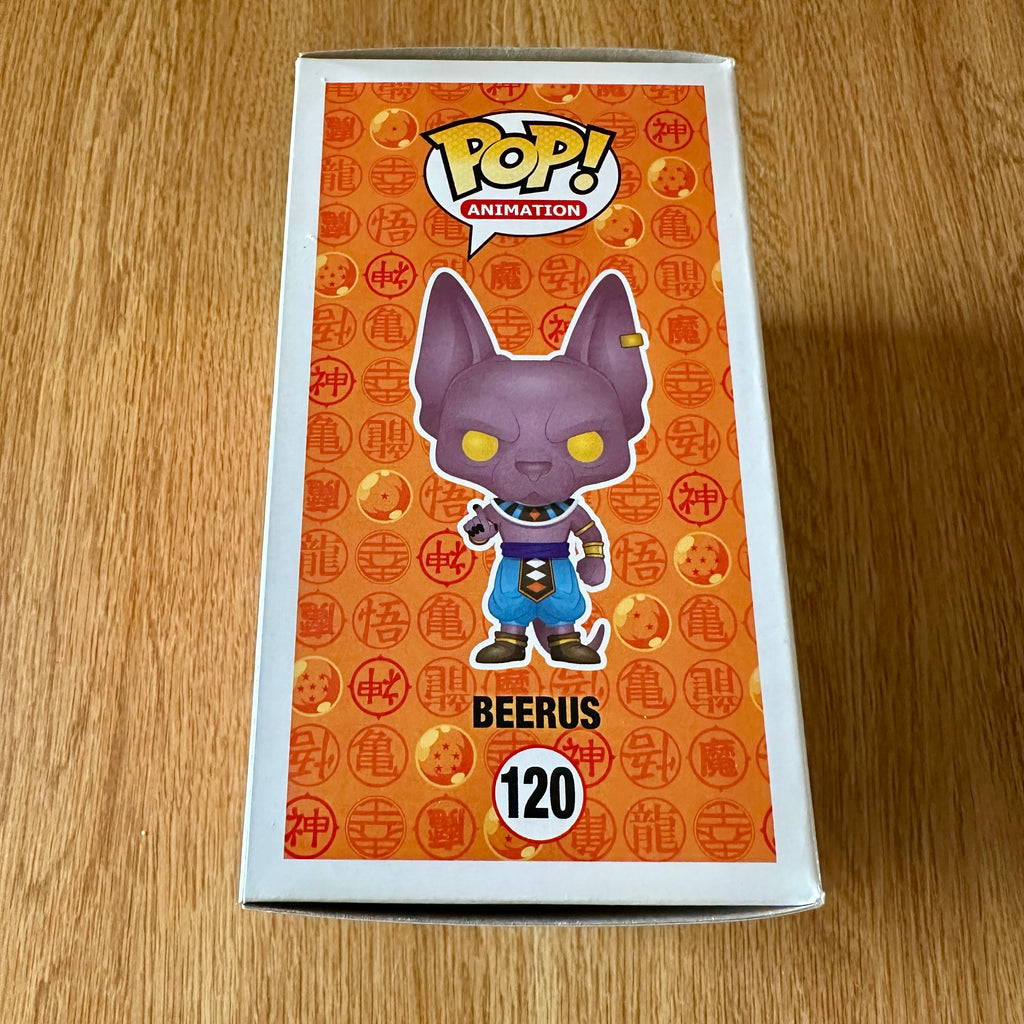 Funko Pop! Animation Dragon Ball Z Resurrection F #120 Metallic Beerus 2016 SDCC