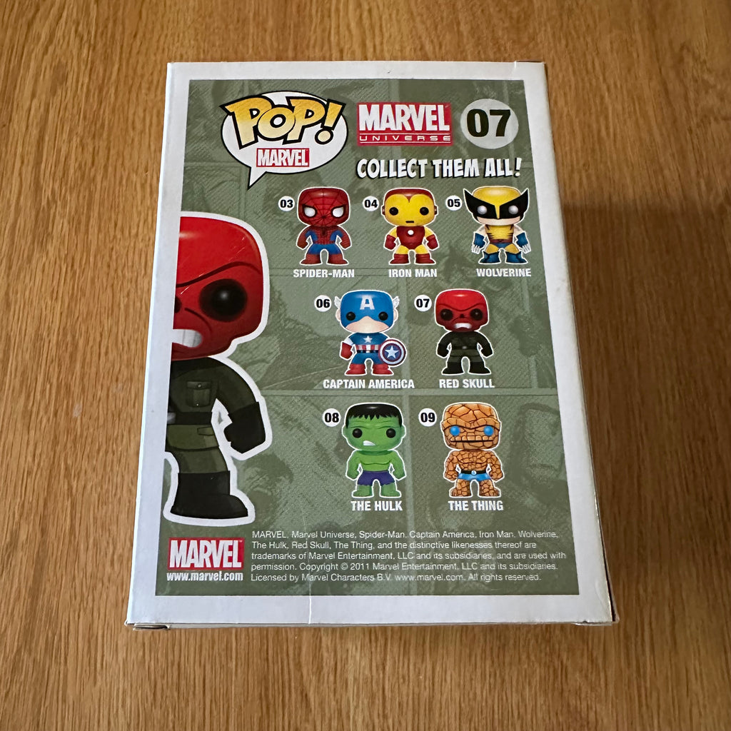 Red Skull Funko Pop Marvel #07