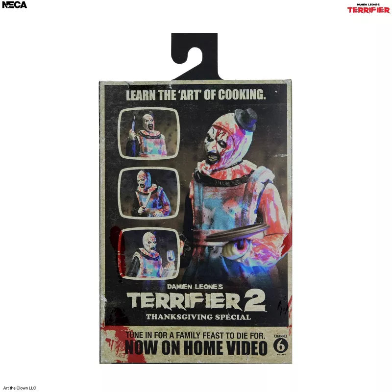 Ultimate Art the Clown Thanksgiving Terrifier 2 NECA Action Figure Terrifier 2 7" Scale Action Figure Ultimate Thanksgiving Art the Clown