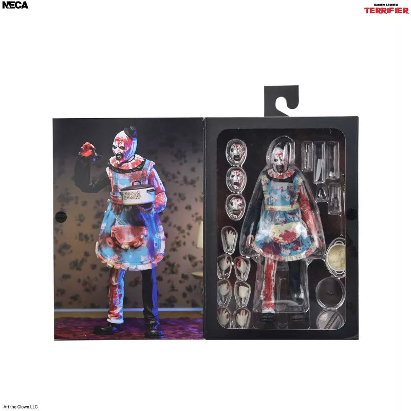 Ultimate Art the Clown Thanksgiving Terrifier 2 NECA Action Figure Terrifier 2 7" Scale Action Figure Ultimate Thanksgiving Art the Clown