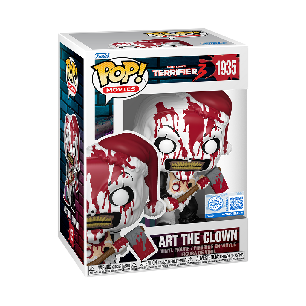 Art the Clown with Axe (Bloody) Funko Pop #1935 Terrifier 3 Exclusive