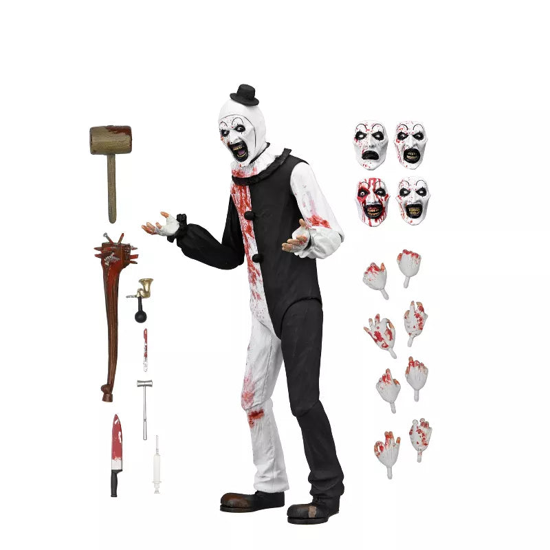 Terrifier 2 - 7" Scale Action Figure - Ultimate Art the Clown (Blood Splattered)