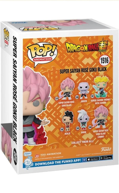 Funko Pop! Animation: Dragon Ball Super - Super Saiyan Rose Goku Black #1516 Glow-in-the-Dark Exclusive