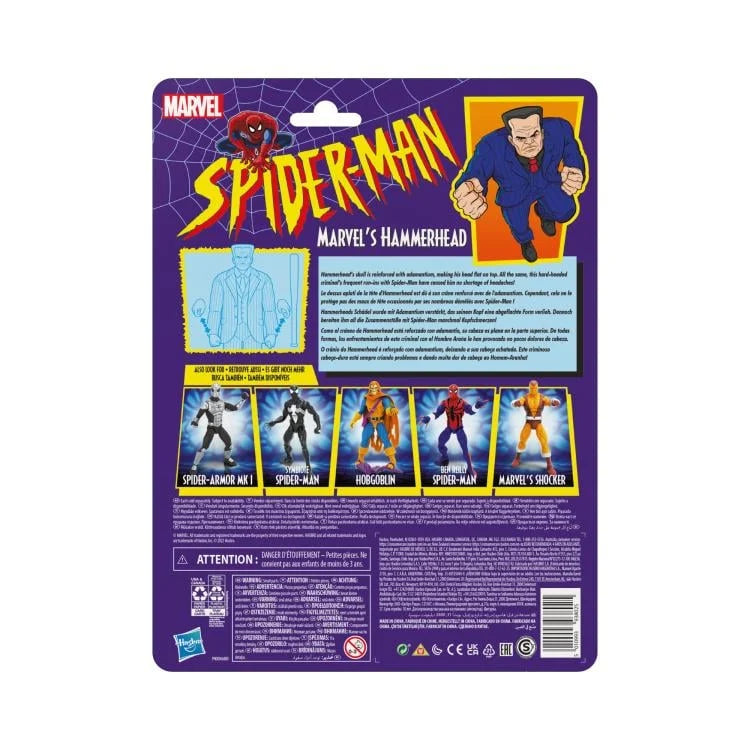 Spider-Man Marvel Legends Retro Collection Marvel's Hammerhead Action Figure