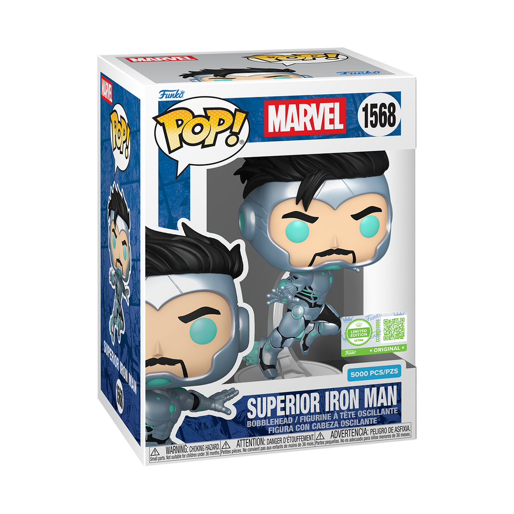 Superior Iron Man Funko POP! with Pop! Protector LE5000